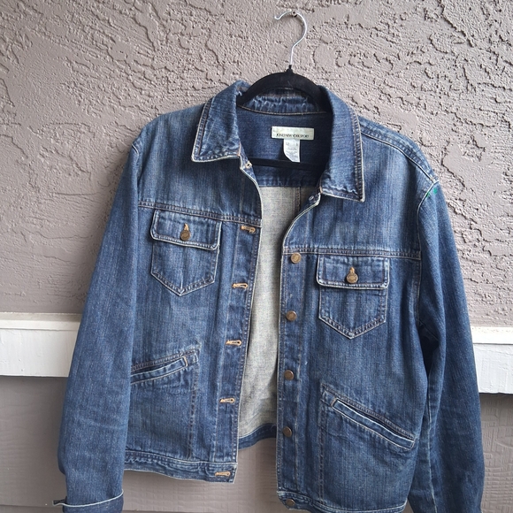 Jones New York Jackets & Blazers - Classic Blue Denim Jacket